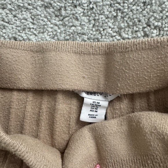 Sincerely Jules Tan Ribbed Knit Pajama Set - Picture 4 of 5